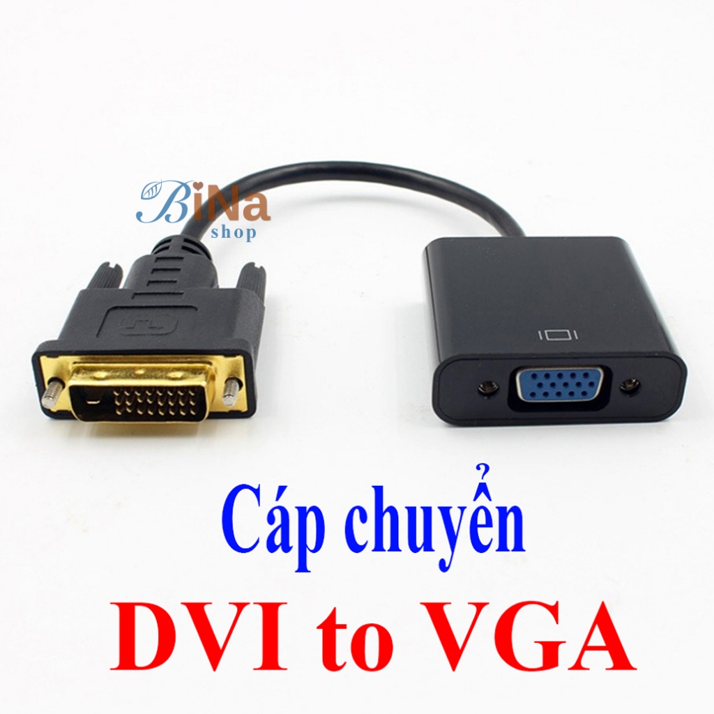 Cáp chuyển DVI-D (24+1) sang VGA có IC