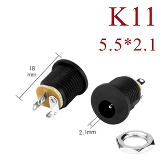 Jack cắm nguồn DC 5.5x2.1 Jack đực