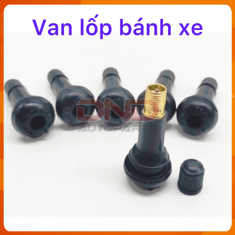 100 chiếc van lốp cao su TR413,TR414, TR412 cho lốp xe không săm xe con, xe tải, xe máy, xe điện....