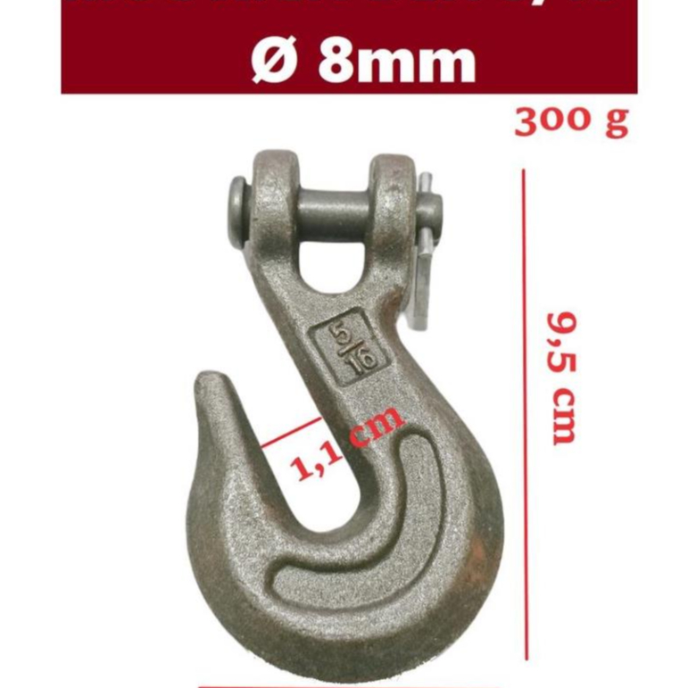 Móc xích đen Phi [ 8mm ]