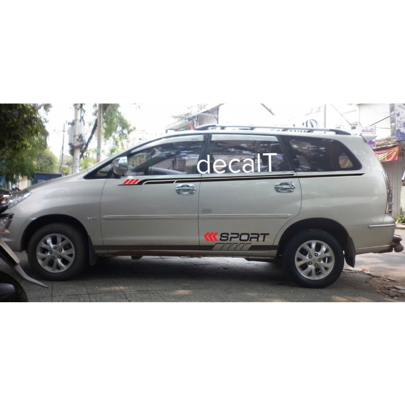 Tem Dán Sườn Xe Innova. Tem Dán Sườn Xe Innova (I0078)