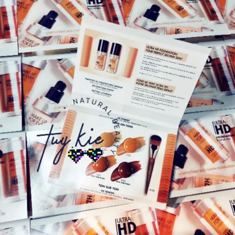Sét 4 ô sample Kem nền Ma Unta H ĐFoundation