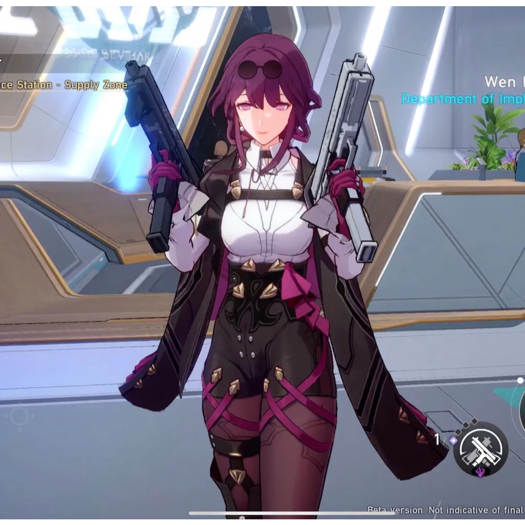 Mô hình đồ prop cosplay Kafka uzi Honkai: Star rail tháo được băng