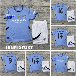 ÁO QUẦN BÓNG ĐÁ CLB MANCHESTER CITY - SN 2024-2025 - VẢI GAI THÁI CAO CẤP