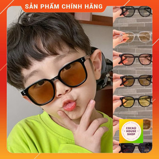  Kính mát cho bé Mắt Kính thời trang cho bé chống nắng gọng vuông đen tròng nhiều màu phong cách Hàn Quốc COCAHOUSE 