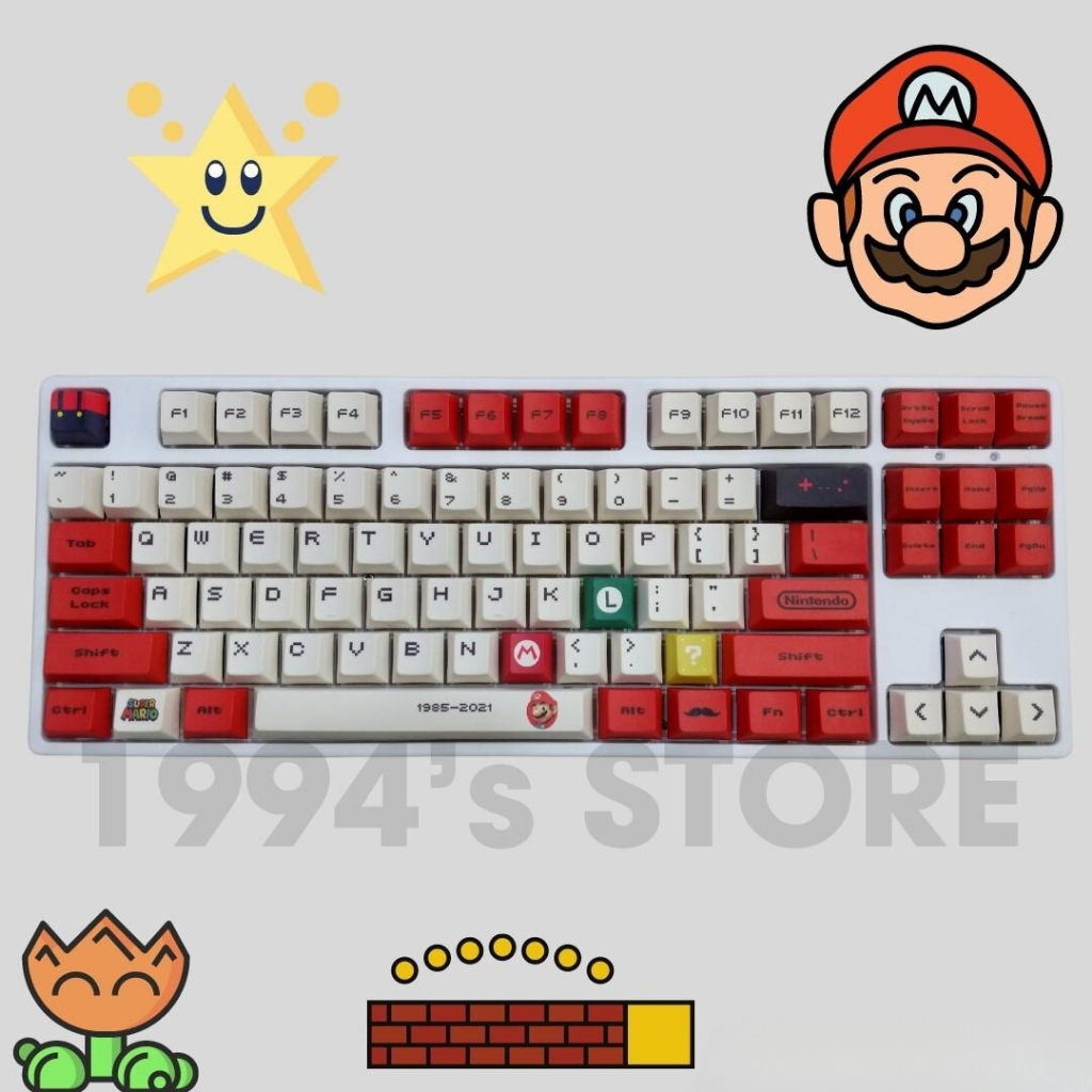 Set keycaps PBT độc đáo - Keycap cho bàn phím RK61, DAREU EK861, GK61, Vortex Tab 60