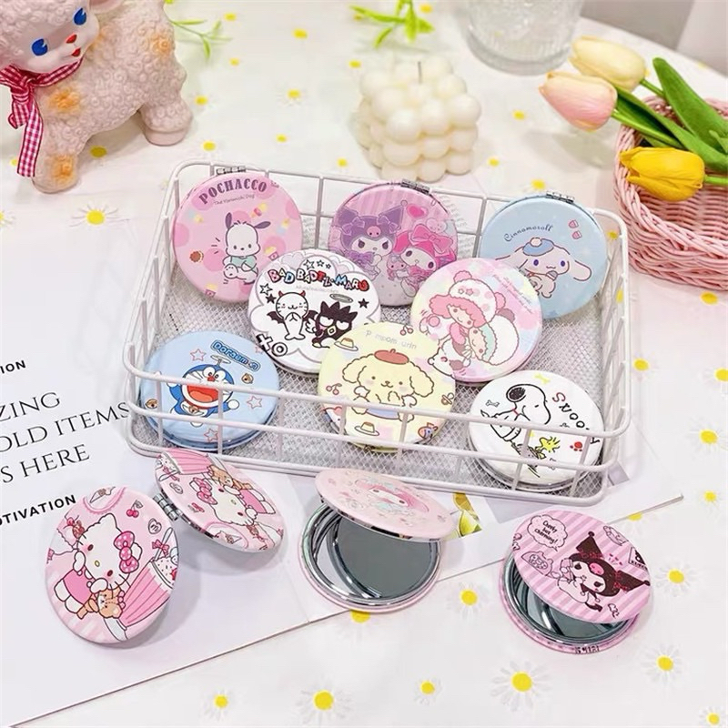 GƯƠNG 2 MẶT MINI BỎ TÚI HELLO KITTY
