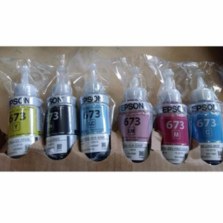 ✅Bộ Mực in 6 màu Epson T673 mực máy in Epson L800 / L810 / L805 / L850 / L1800 nhập khẩu