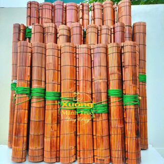 Mành Sáo Trúc Rèm Cửa Sổ Mành Che Nắng Ngoài Trời Rộng 1m/ 1,2m/ 1m25 Cao 2m/ 3m Có Ròng Rọc Dây Kéo