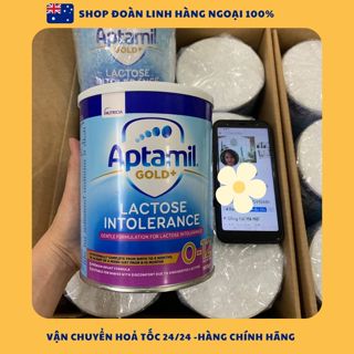 Sữa Aptamil Free Lactose Úc cho bé tiêu chảy, bất dung nạp Lactose 900gr, Aptamil Gold+Lactose Intolerance, Date xa