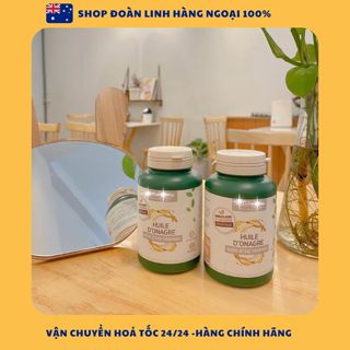 Tinh Dầu Hoa Anh Thảo Hữu Cơ Pháp NAT & FORM, Hàng chuẩn Pháp, 200 viên tinh dầu hoa anh thảo lưu ly, Date 2025