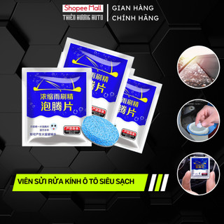 Viên Sủi Rửa Kính Ô tô, Nước Rửa Kính - Gạt Kính Siêu Sạch 1 viên pha 2-4 lít nước  - TH OFFICIAL
