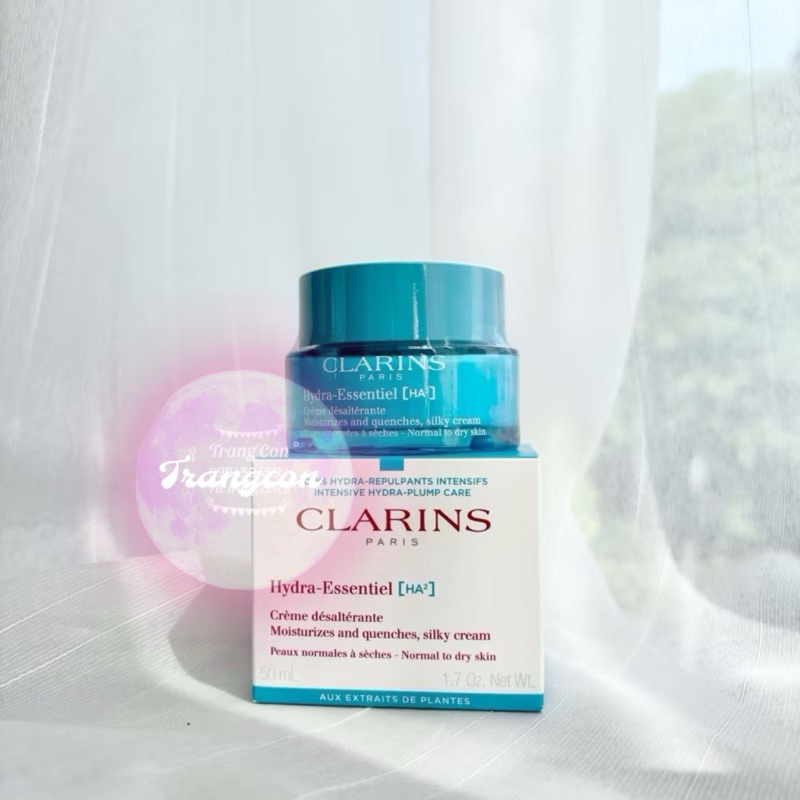 Kem dưỡng cấp ẩm dành cho da thường và da khô Clarins Hydra-Essentiel Silky Cream (50ml)