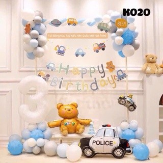 Set Bóng Trang Trí Sinh Nhật Kiểu Hàn Quốc