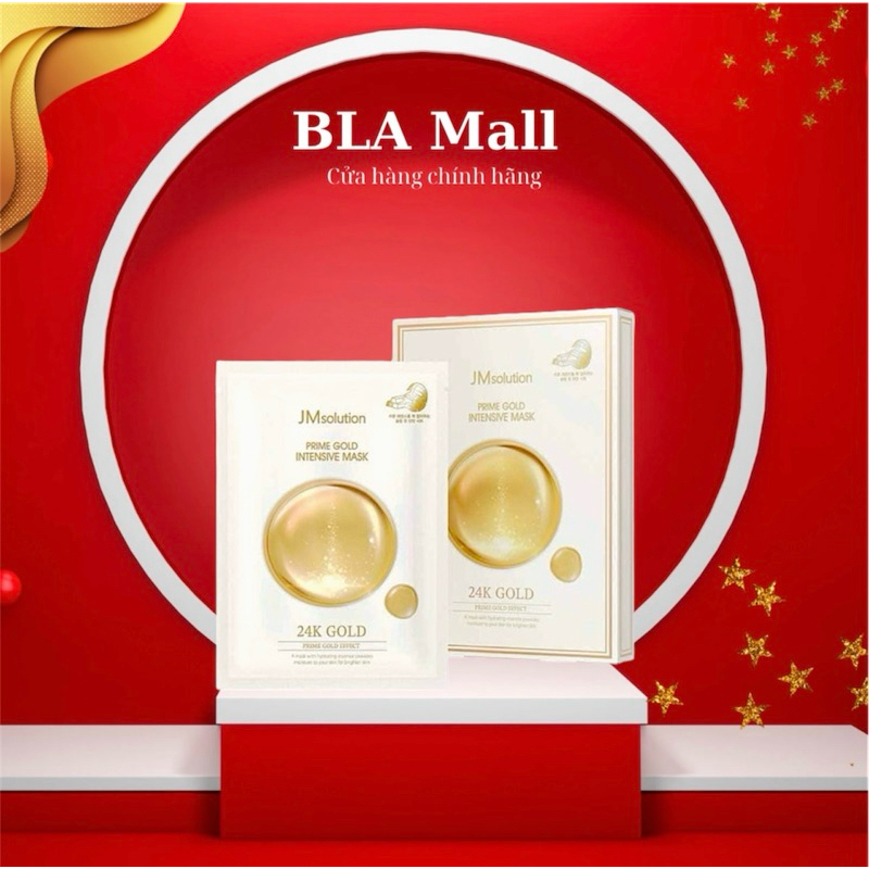 MẶT NẠ 24K JM SOLUTION PRIME GOLD PREMIUM FOIL MASK