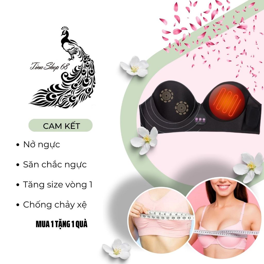 Tăng size vòng 1 máy massage nở ngực tăng vòng 1 chăm sóc ngực săn chắc chống chảy xệ