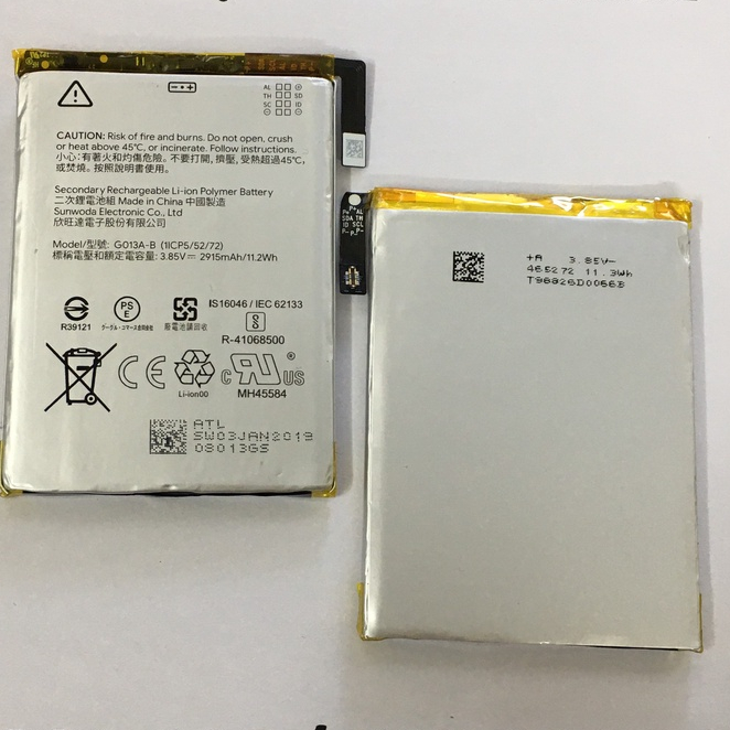 Pin zin công ty HTC Google Pixel 3, G013A-B - 2915mAh