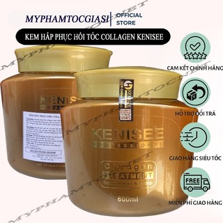 (CHÍNH HÃNG) Hấp dầu Collagen Phục hồi tóc KENISEE 500ml
