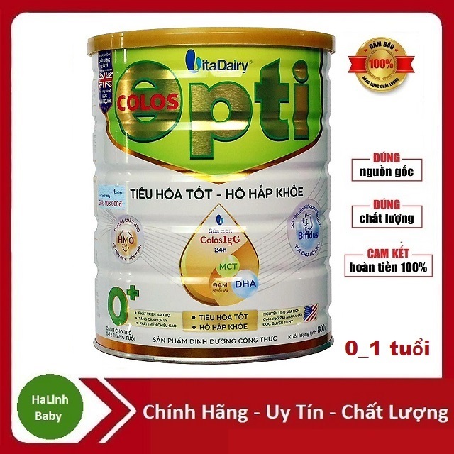 Sữa COLOS OPTI số 0 800g (Date mới nhất )