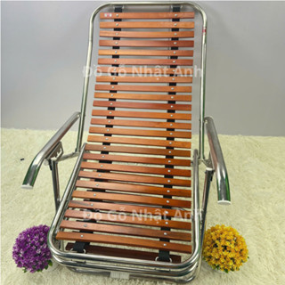 Giường ghế xếp thư giãn nằm ngủ nghỉ văn phòng gia đình gấp gọn ghế sích đu XUÂN HOÀ, Đồ gỗ NHẬT ANH