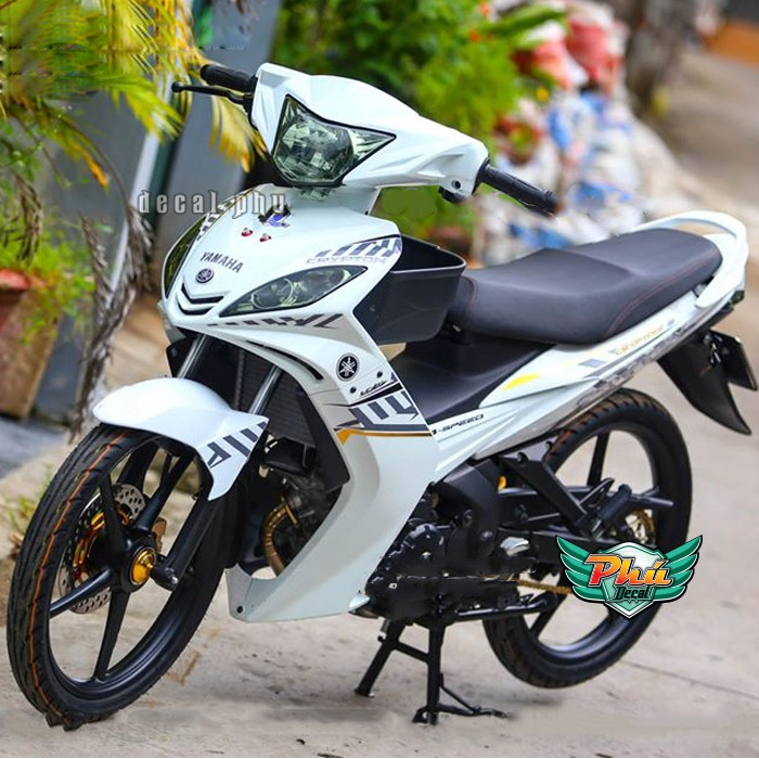 Tem rời EX 2006-2010 Crypton Trắng xám vàng  (P) -1