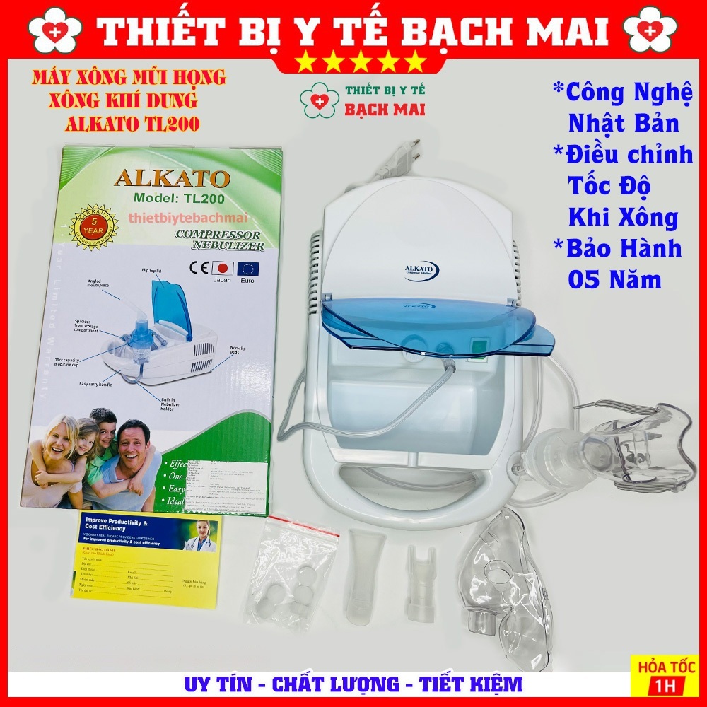 Máy Xông Mũi Họng ALKATO Nhật Bản [Bảo Hành 05 Năm]
