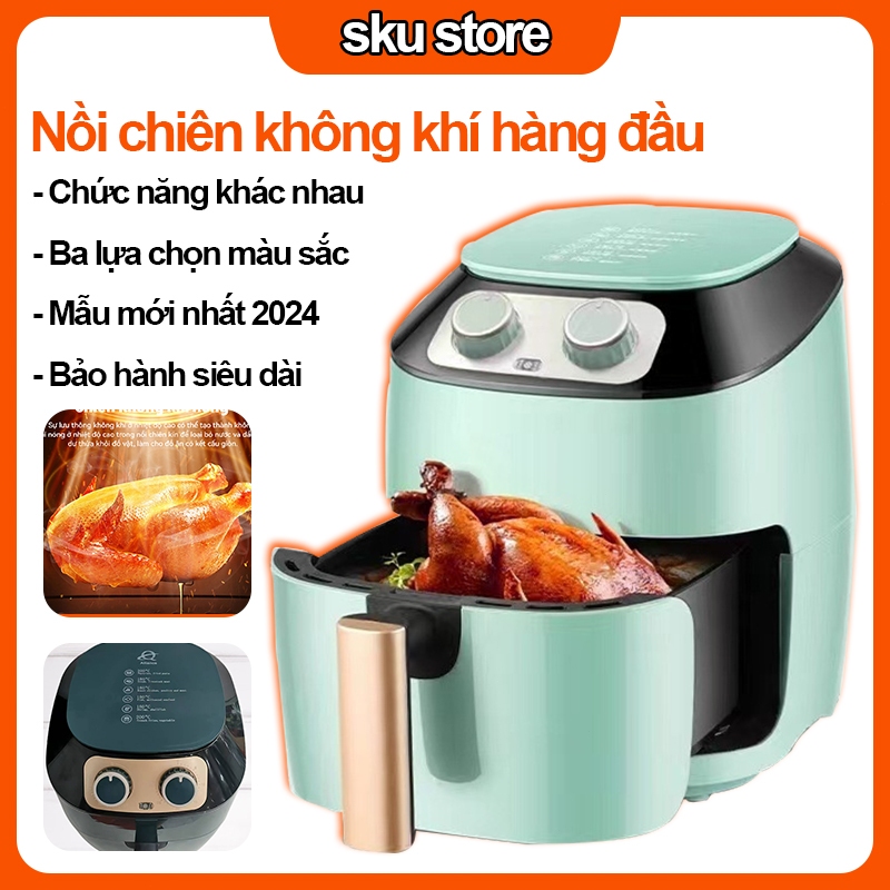Nồi Chiên Không Dầu Điện Tử JN1801 9L, chiên đều 360 độ ngon miệng Lò nướng gia dụng thông minh công suất