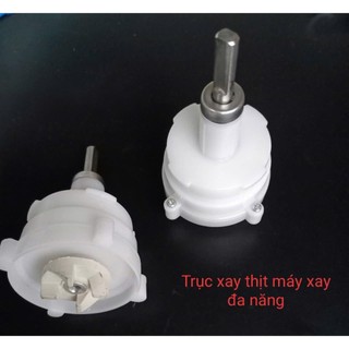LINH PHỤ KIỆN THAY THẾ -Trục xay thịt máy xay đa năng magic, kangaroo, diamond... bánh răng 4 cạnh