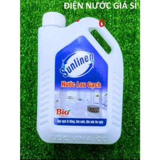 Nước Lau Sàn Gạch Tẩy Sạch Sơn Nước Xi Măng Tẩy Vết Ố Bẩn Men Sứ Siêu Sạch Sunlinen 1,2 Lit