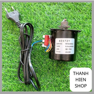 Mô Tơ 220V Quay Gà Vịt 60KTYZ 14W Motor 220V Động Cơ 220V Giảm Tốc 220V