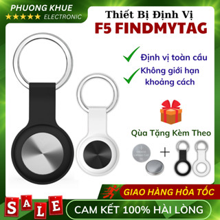 Thiết Bị Định Vị FINDMYTAG F5 - Tương Thích Android & I.O.S, Định Vị Toàn Cầu, Chống Mất Đồ - Thất Lạc Thú Cưng - BH 12T