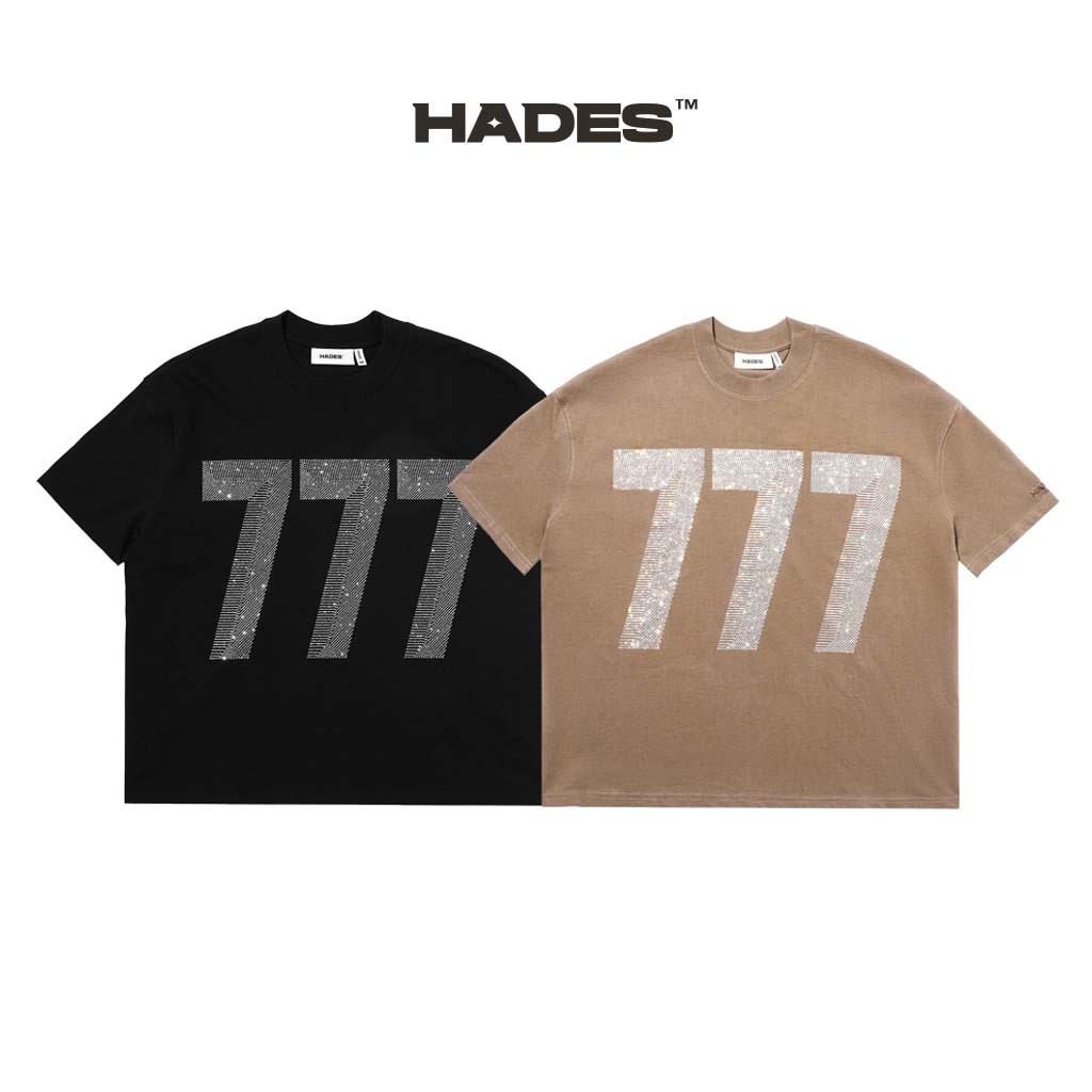 [LOCAL BRAND] Áo thun HADES TRIUMPH 777 TEE tay lỡ, form rộng vải Cotton - Thời trang nam nữ Unisex 