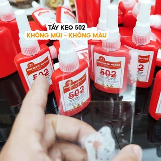 Dung Dịch Tẩy Keo 502 Trên Bề Mặt Nhựa: Eco, Plast, Vinco, Dán Da, Mica Và Alu,...