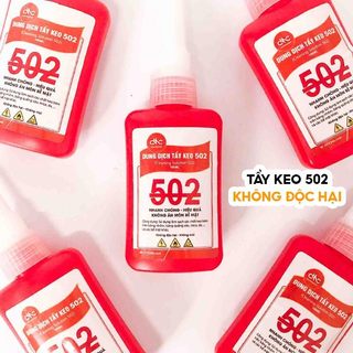 Dung Dịch Tẩy Keo 502 Trên Bề Mặt Nhựa: Eco, Plast, Vinco, Dán Da, Mica Và Alu,...