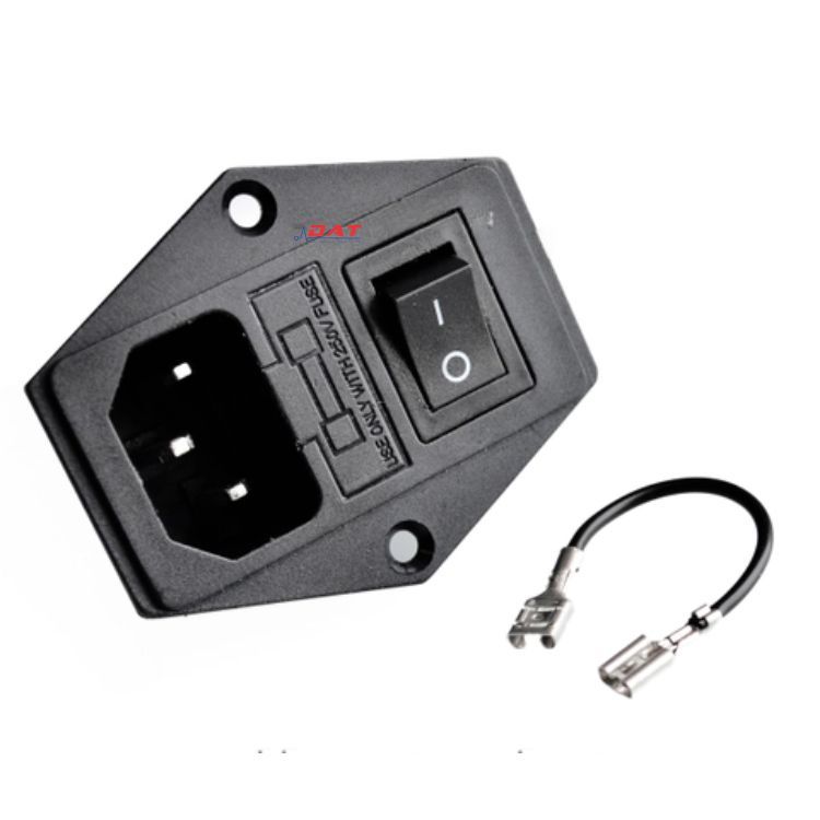 Socket Nguồn Có Cầu Chì - Công Tắc