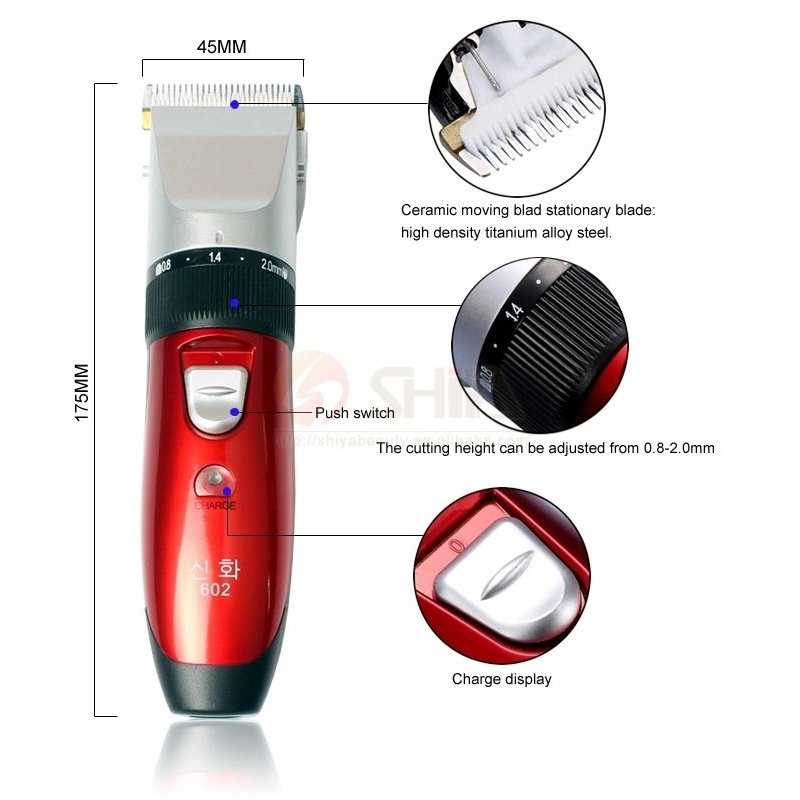 Tông đơ cắt tóc Hàn Quốc 2 Pin