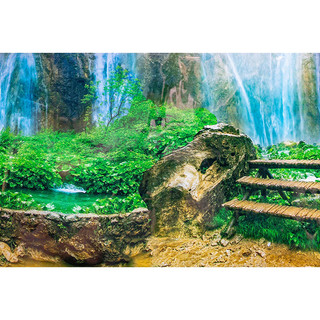 Tranh dán hồ cá, trang trí bể cá cao 60cm