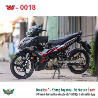 Tem rời Exciter 150 đỏ đen  2022 (11)