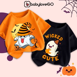 Áo thun cho bé Happy Halloween, trang phục hóa trang bé trai bé gái in hình độc đáo BabyloveGO
