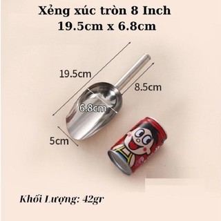 [ Sỉ ] Muôi xúc đá inox   - Dụng Cụ Xúc Đá -Dụng cụ pha chế