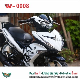 Tem rời Exciter 150 Trắng đen Ex (11)