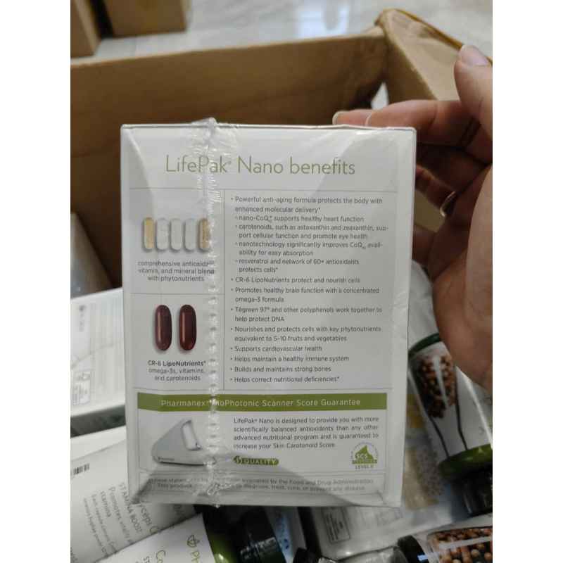 Chính Hãng LifePak Nano Nuskin - Bổ Sung Vitamin Và Khoáng Chất Tăng Cường Hệ Miễn Dịch