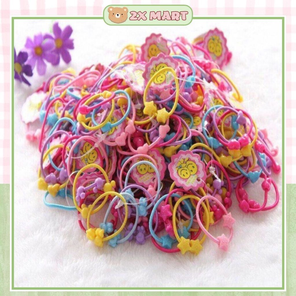 Bộ 2 dây buộc tóc dễ thương cho bé