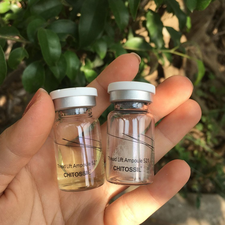 Cấy Chỉ Tơ Tằm Hàn Quốc Chitossil Lẻ cặp
