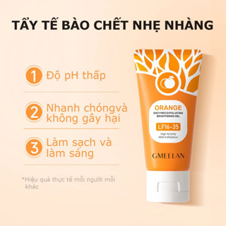 GMEELAN GEL TẨY TẾ BÀO CHẾT TÁC ĐỘNG CAM ENZYMES 50g Da Mặt Skincare Gel Orange