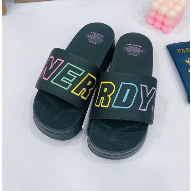 Dép NERDY auth Hàn Quốc full hộp
