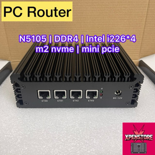 Router Mikrotik, pfsense, openwrt, 4 NIC 2.5G, CPU N5105 gen 11, 2.9Ghz
