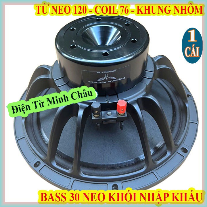 CỦ LOA BASS 30 PEGASUS TỪ NEO KHỐI COIL 76 TỪ 120 TIẾNG SÁNG CAO CẤP NHẬP KHẨU - GIÁ 1 LOA