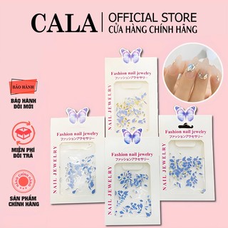  Đá khối chân lưới làm nail - Đá chân keo siêu sáng -Đá khối chân bằng - Đá khối size nhỏ màu trắng màu trà 7 màu 