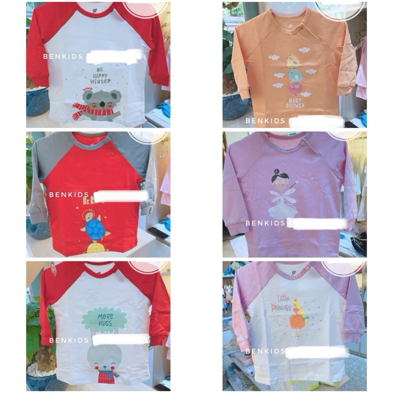 Lullaby - Áo dài tay Lullaby cho bé trai/bé gái